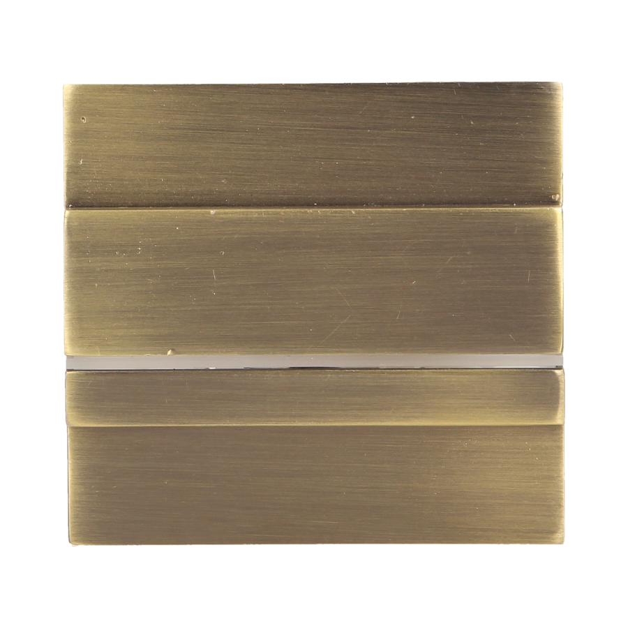 LED staircase luminaire CYGNUS, 6000K, brass