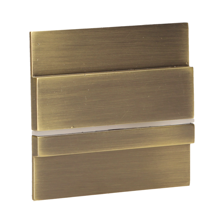 LED staircase luminaire CYGNUS, 6000K, brass