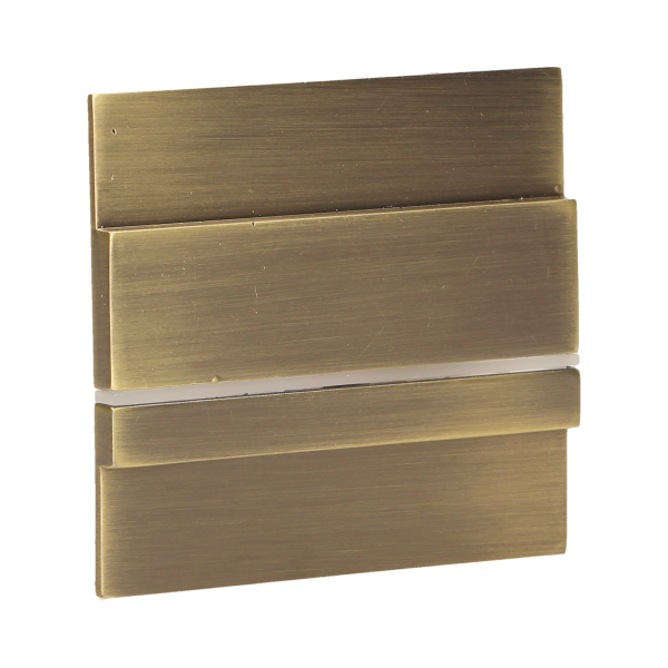 LED staircase luminaire CYGNUS, 6000K, brass