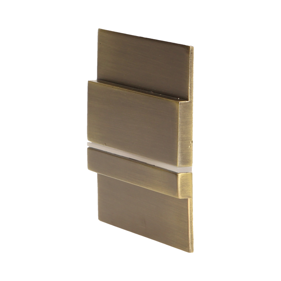 LED staircase luminaire CYGNUS, 6000K, brass