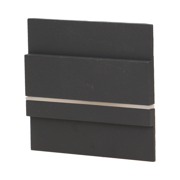 CYGNUS LED 1,2W, oprawa schodowa natynkowa, 12V DC, 100lm, 6000K, grafit