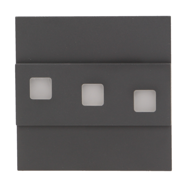 LED staircase luminaire LEPUS, 3000K, graphite