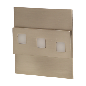 LED staircase luminaire LEPUS, 3000K, satin