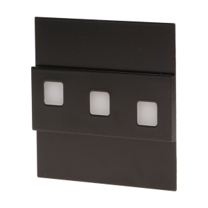 LED staircase luminaire LEPUS, 6000K, black