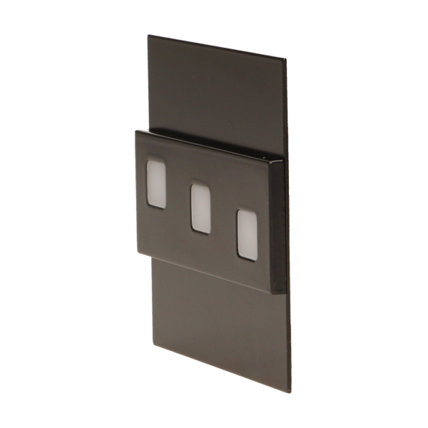 LED staircase luminaire LEPUS, 6000K, black