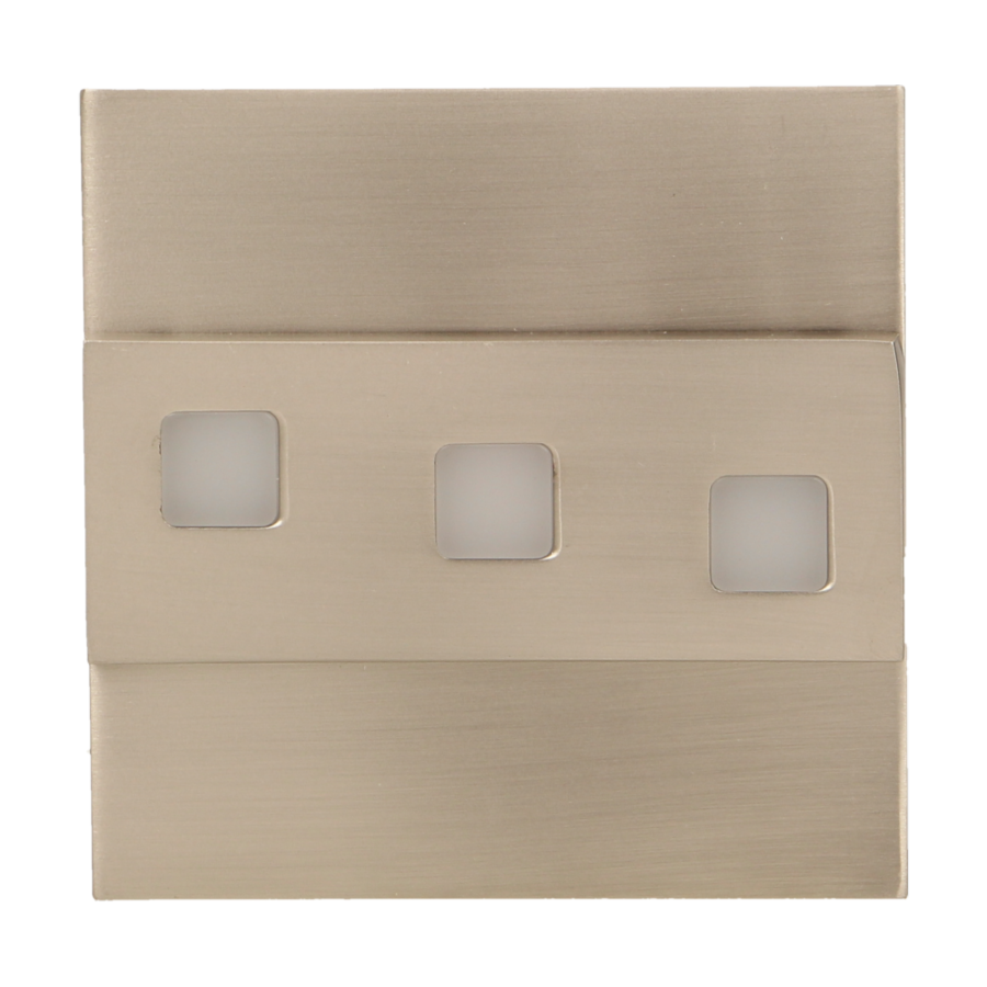 LED staircase luminaire LEPUS, 6000K, satin