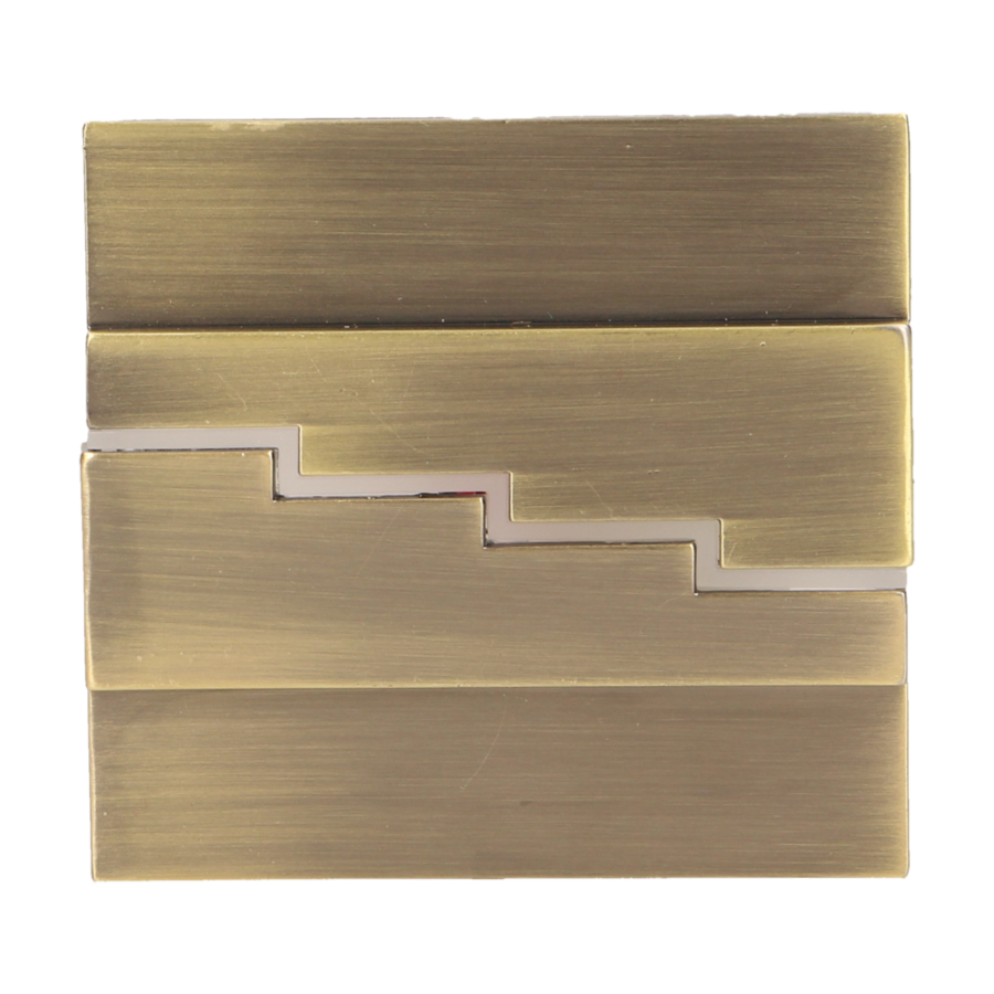 LED staircase luminaire LYNX, 3000K, brass