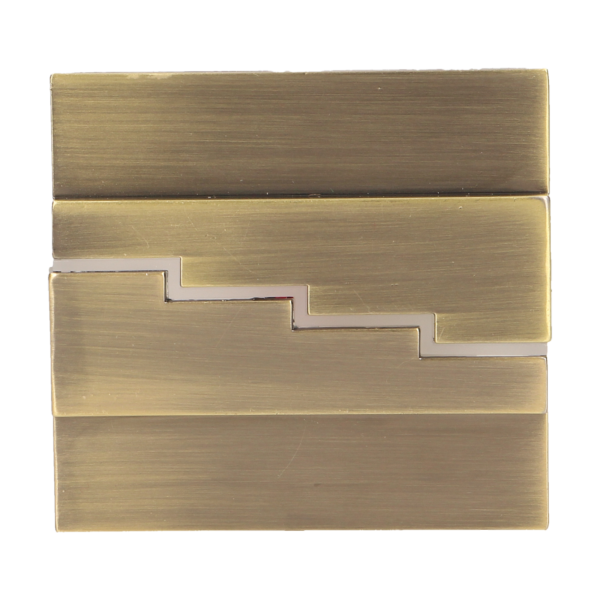 LED staircase luminaire LYNX, 3000K, brass