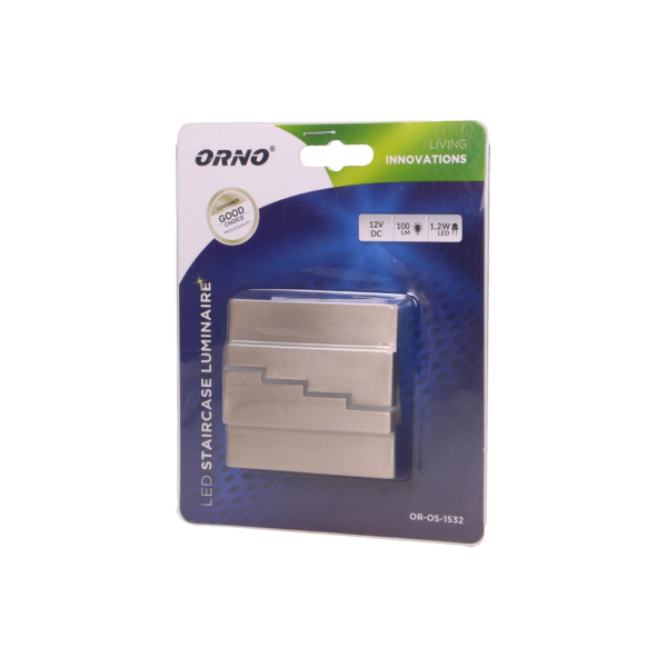 LED staircase luminaire LYNX, 3000K, satin