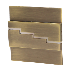 LED staircase luminaire LYNX, 6000K, brass