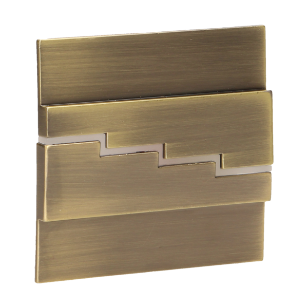 LED staircase luminaire LYNX, 6000K, brass