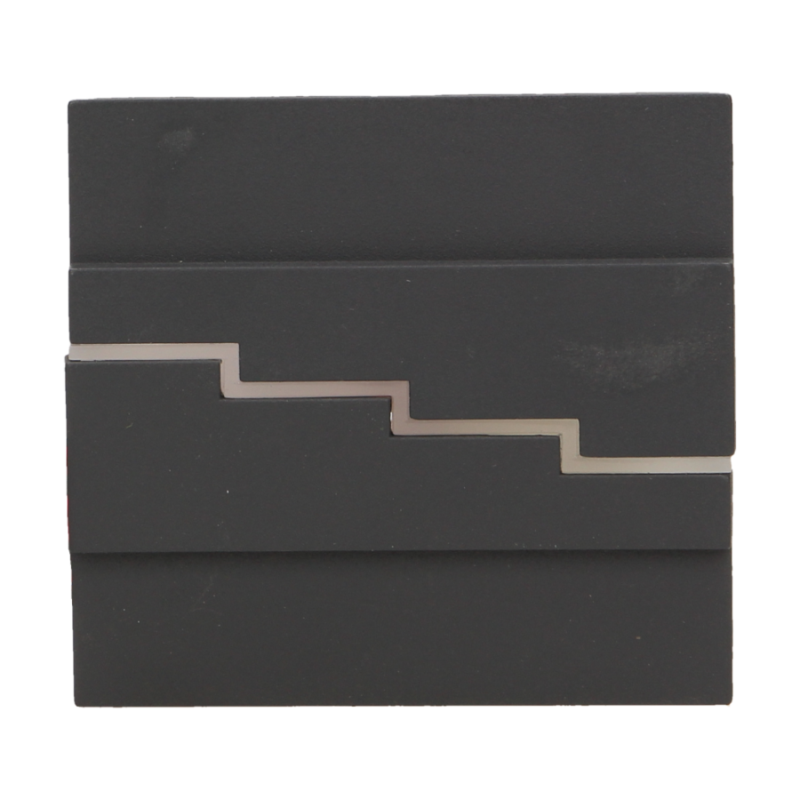 LYNX LED 1,2W, oprawa schodowa natynkowa, 12V DC, 100lm, 6000K, grafit