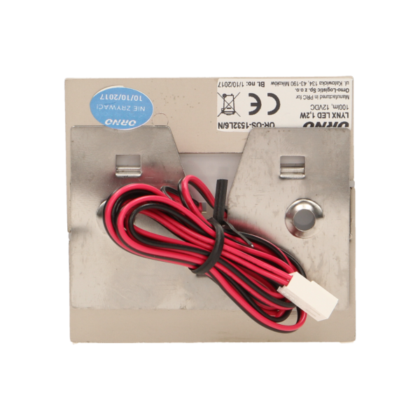 LYNX LED 1,2W, oprawa schodowa natynkowa, 12V DC, 100lm, 6000K, satyna