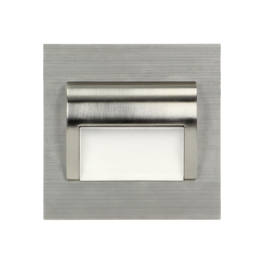 DRACO LED NEW 1,5W, oprawa schodowa podtynkowa, 12VDC, 30lm, 3000K, satyna, innowacyjny sposób montażu