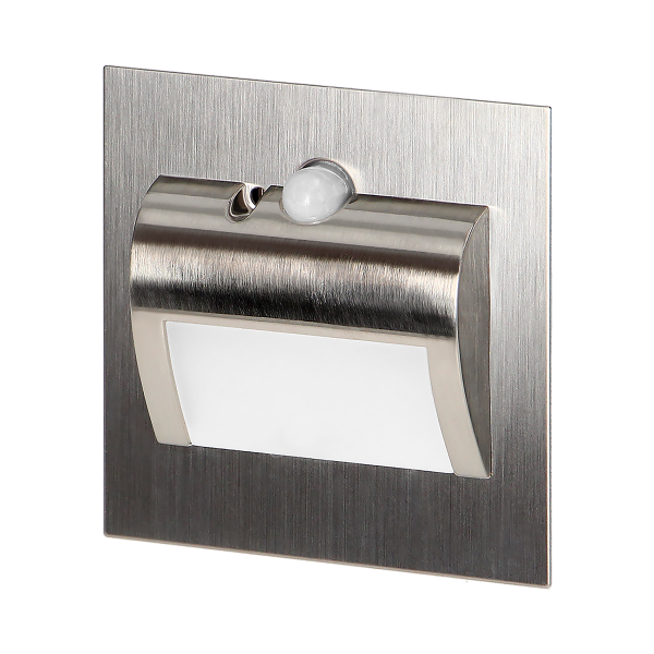 DRACO LED NEW 1,5W, oprawa schodowa podtynkowa, 12VDC, 30lm, 6000K, satyna, innowacyjny sposób montażu