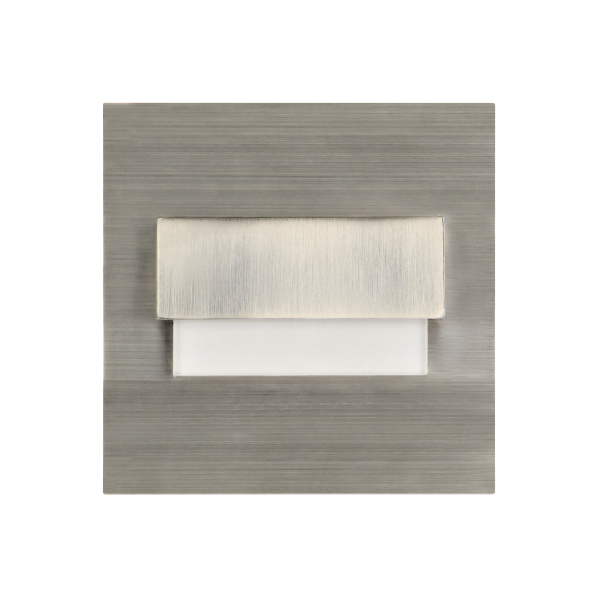 TRACO LED 1.5W staircase light fitting, 12VDC, 30lm, 3000K, satin