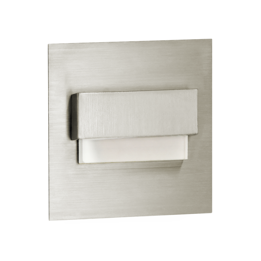 TRACO LED 1,5W, oprawa schodowa podtynkowa, 12VDC, 30lm, 3000K, satyna, innowacyjny sposób montażu