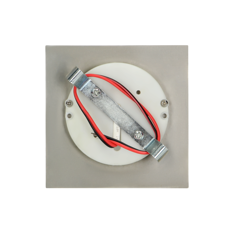 TRACO LED 1.5W staircase light fitting, 12VDC, 30lm, 3000K, satin