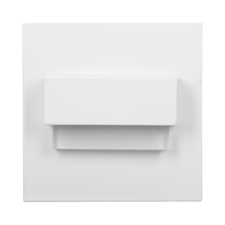 TRACO LED 1.5W staircase light fitting, 12VDC, 30lm, 3000K, white