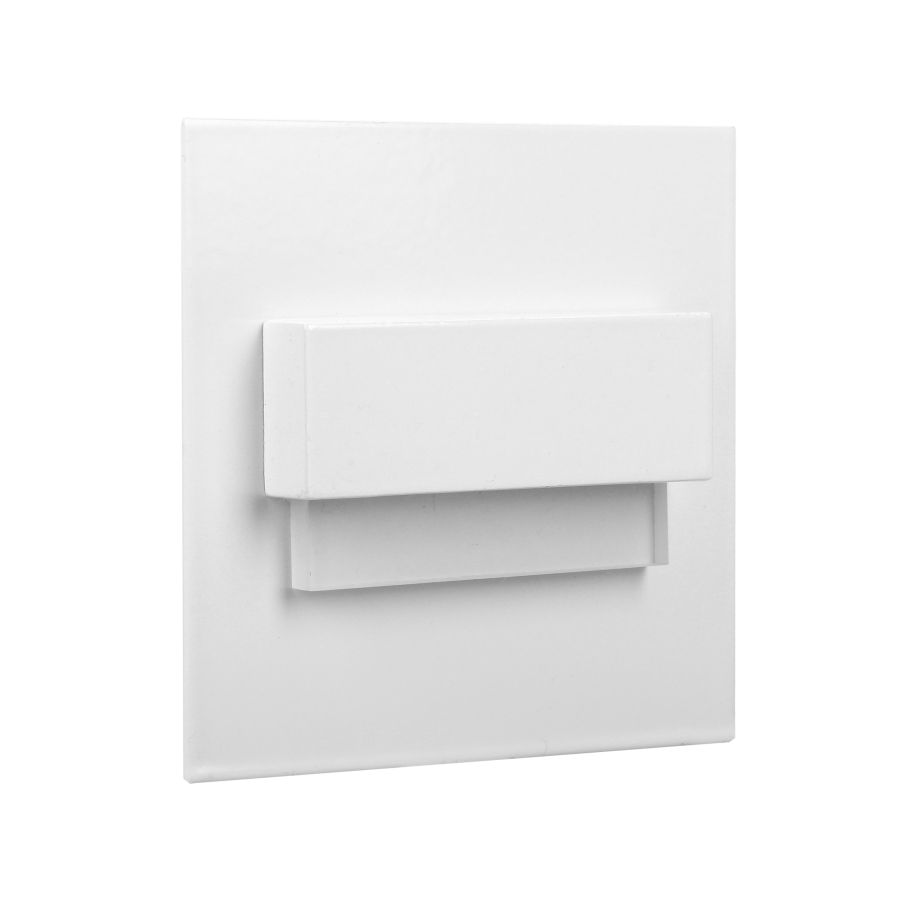 TRACO LED 1,5W, oprawa schodowa podtynkowa, 12VDC, 30lm, 3000K, biały, innowacyjny sposób montażu