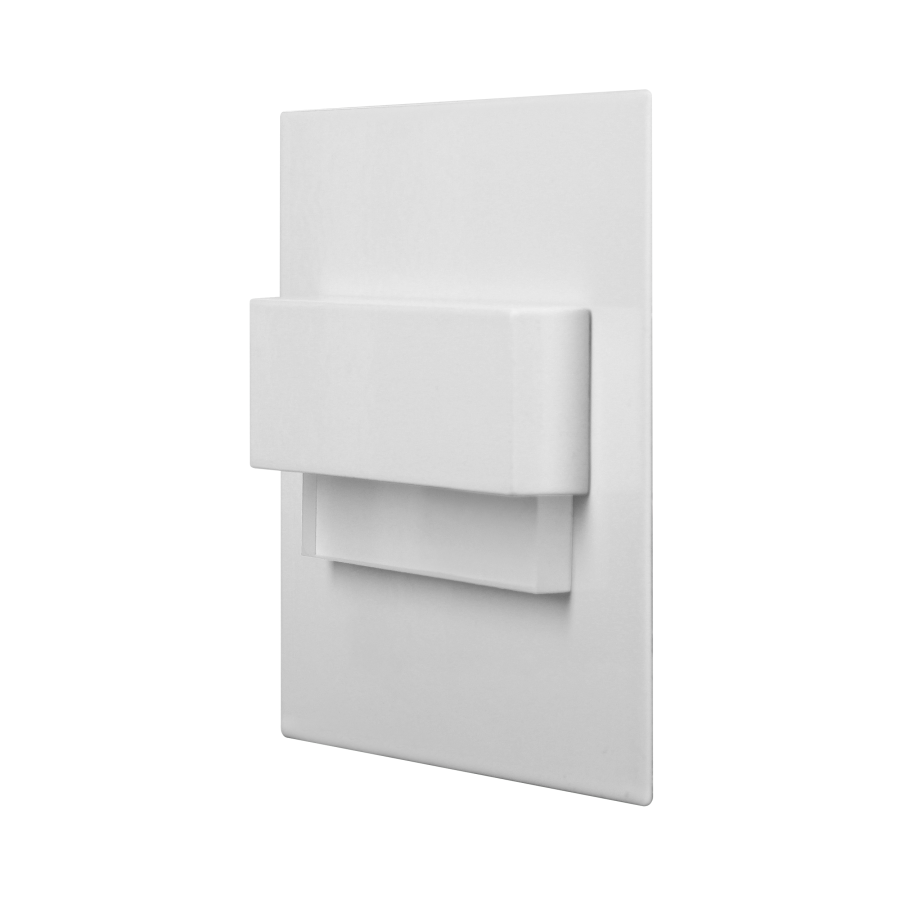 TRACO LED 1,5W, oprawa schodowa podtynkowa, 12VDC, 30lm, 3000K, biały, innowacyjny sposób montażu