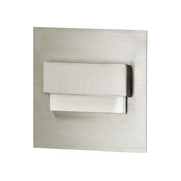 TRACO LED 1.5W staircase light fitting, 12VDC, 30lm, 6000K, satin