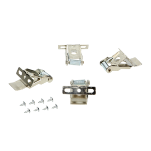 Clips for mounting LED panel in plaster-cardboard plates