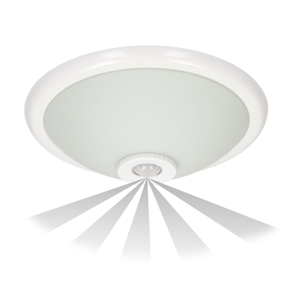 E27 lighting fixture TERRAL with PIR sensor
