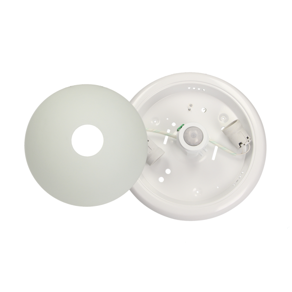 E27 lighting fixture TERRAL with PIR sensor