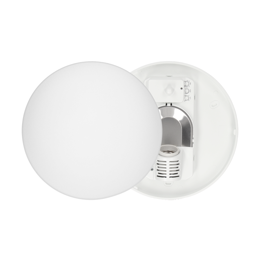 E27 lighting fixture MARIN with microwave sensor, IP44