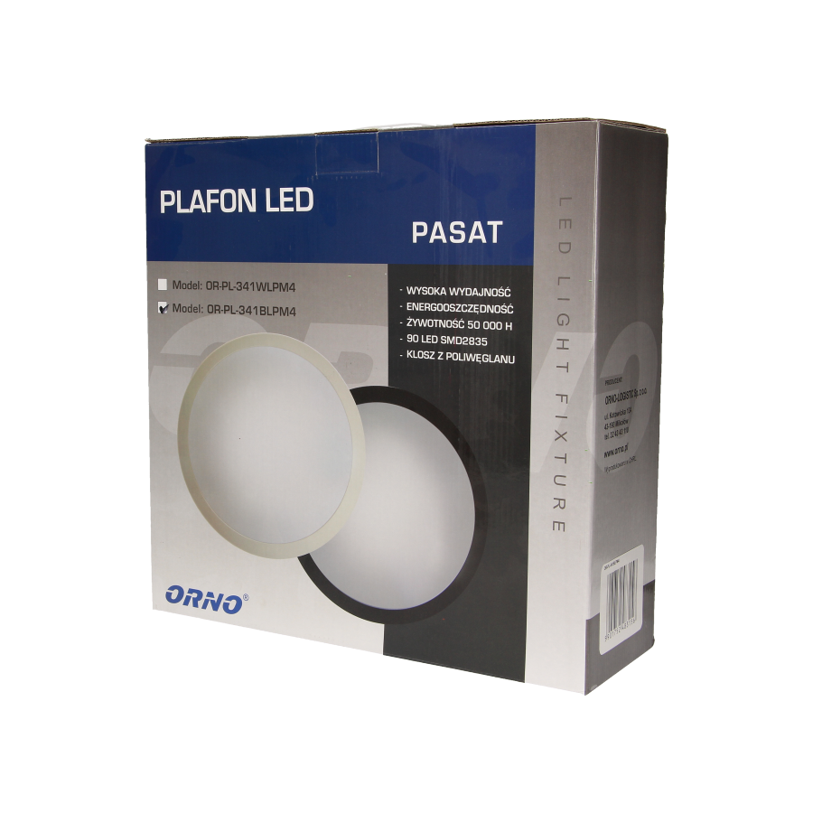 Plafon PASAT LED czarny