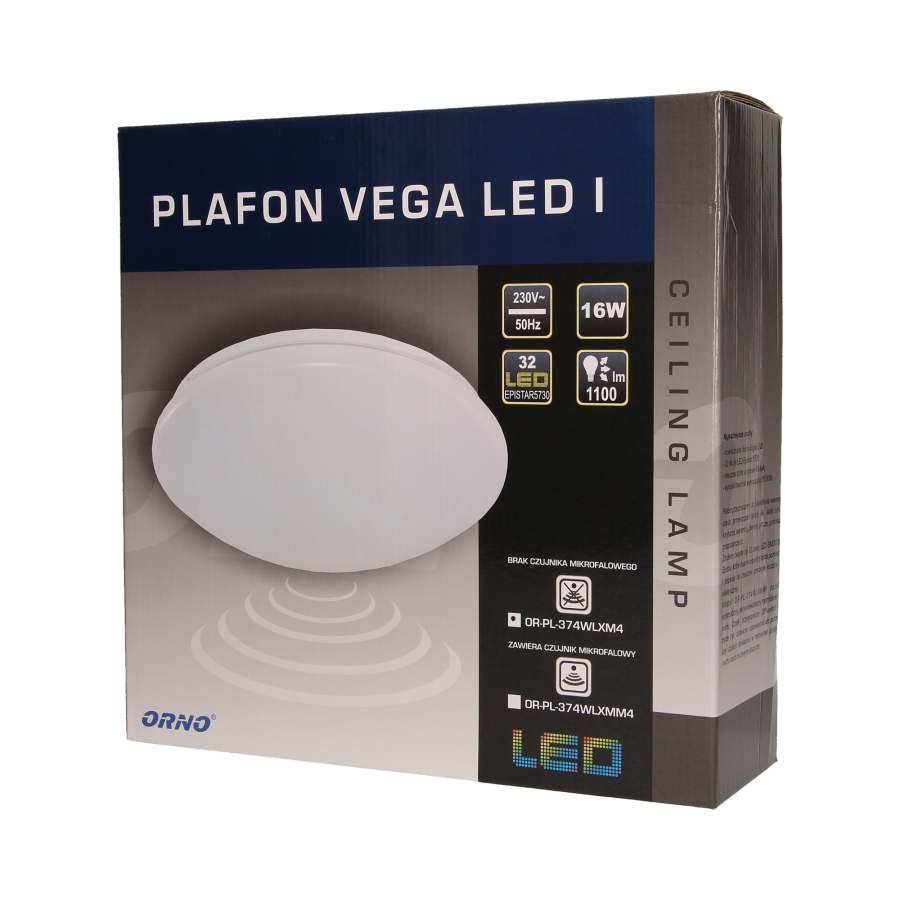 LED lighting fixture VEGA I, 16W