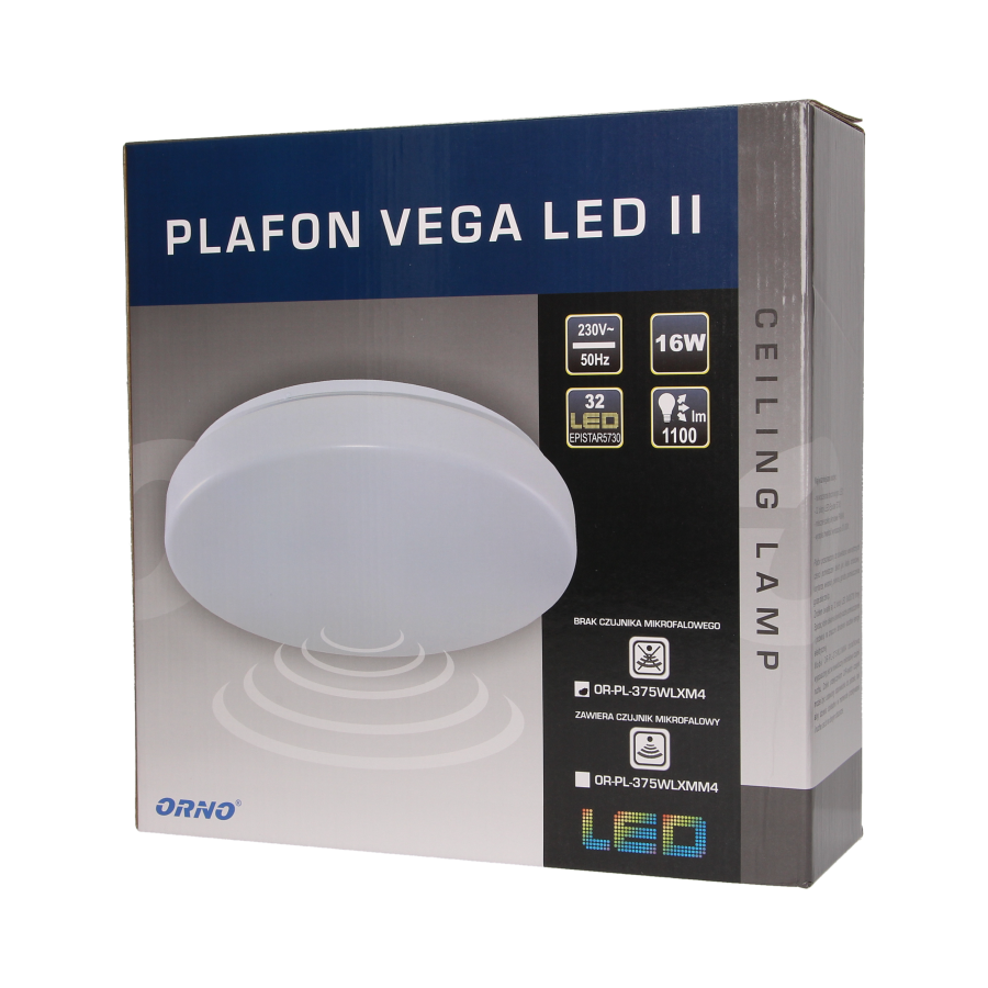 Plafon VEGA LED II 16W