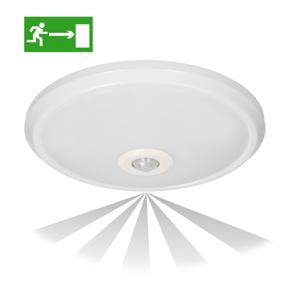 LED lighting fixture ZONDA emergency with PIR sensor, 16W