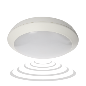 LED lighting fixture BRYZA with microwave sensor, 15W, IP66