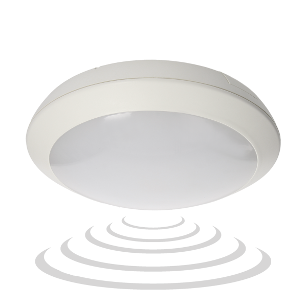LED lighting fixture BRYZA with microwave sensor, 15W, IP66
