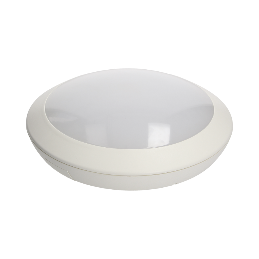 Plafon BRYZA LED 15W z mikrofalowym czujnikiem ruchu, biała