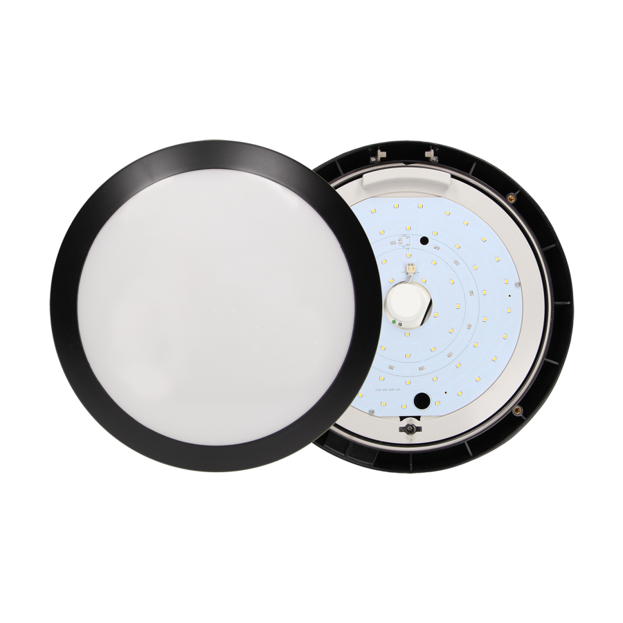 LED lighting fixture ZEFIR with microwave sensor, 25W, IP66