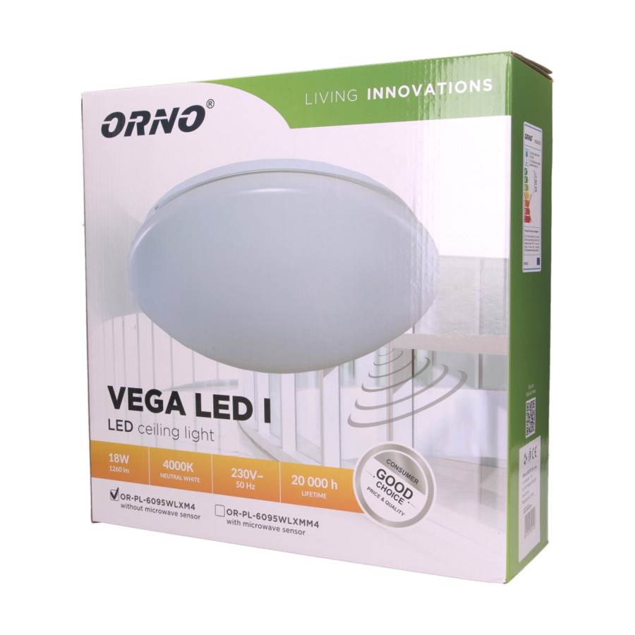 Plafon VEGA LED I 18W