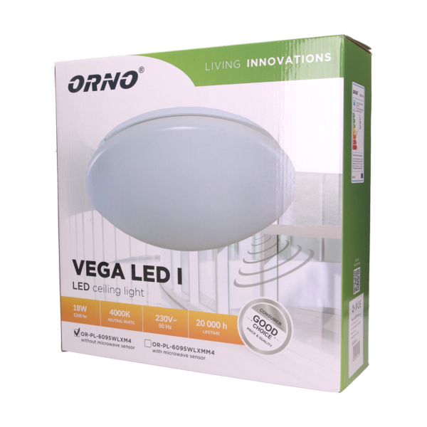 Plafon VEGA LED I 18W