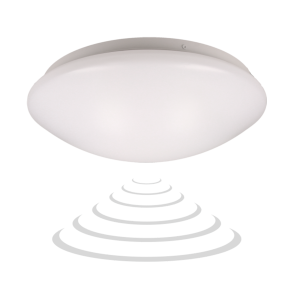 LED lighting fixture VEGA I with microwave sensor, 18W
