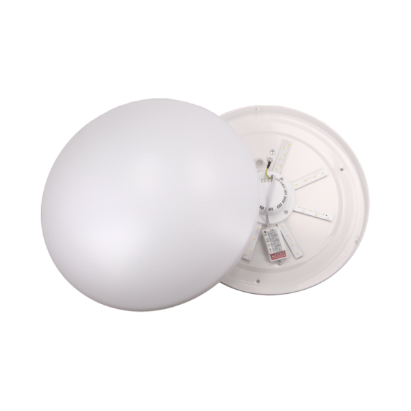 Plafon VEGA LED I z mikrofalowym czujnikiem ruchu, 18W