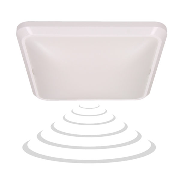 LED lighting fixture NYK with microwave sensor, 16W