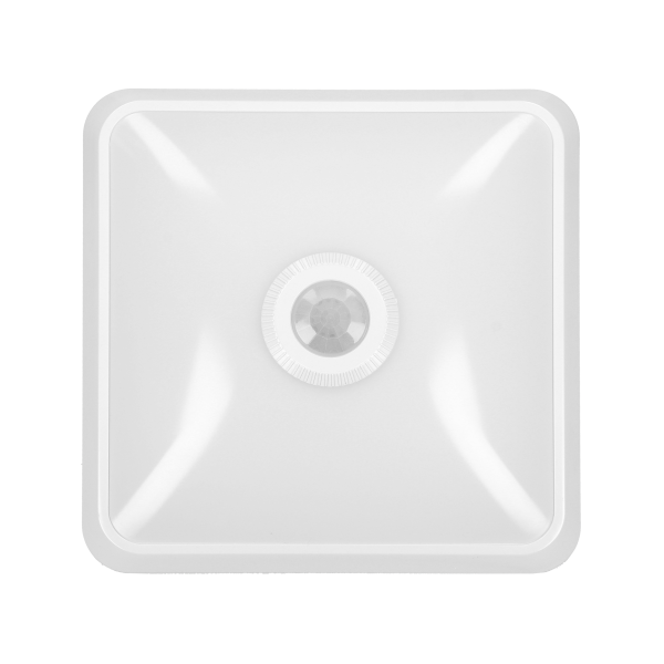 NYK LED lighting fixture with PIR motion sensor, 16W, white