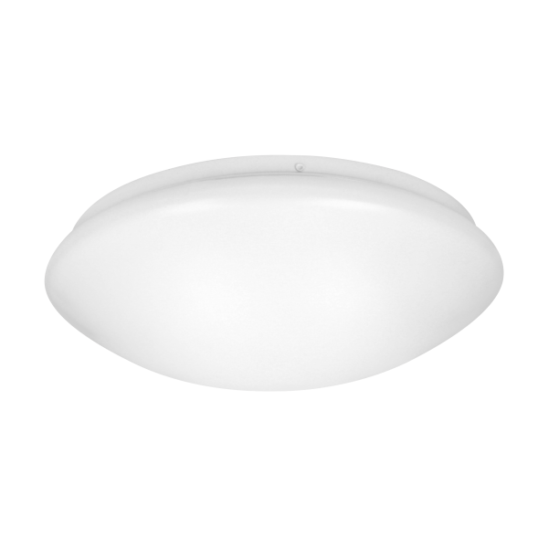 VEGA - MV LED NEW 18W plafon oświetleniowy z mikrofalowym czujnikiem ruchu, 1260lm, IP44, 4000K, PMMA+stal