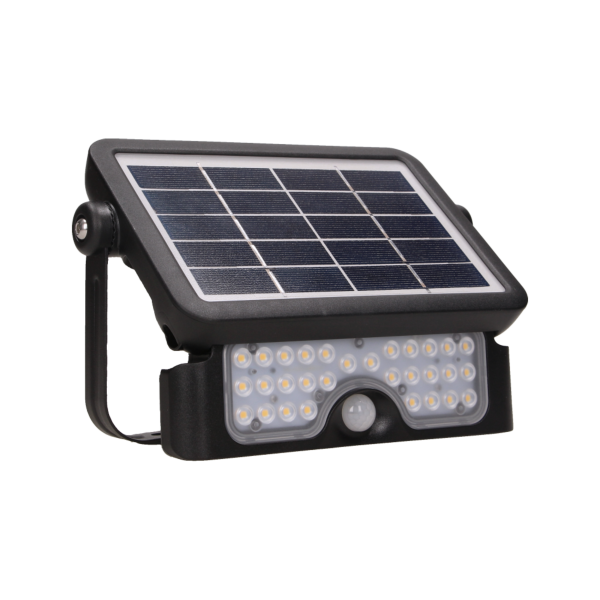 LED solar floodlight LUX with motion sensor