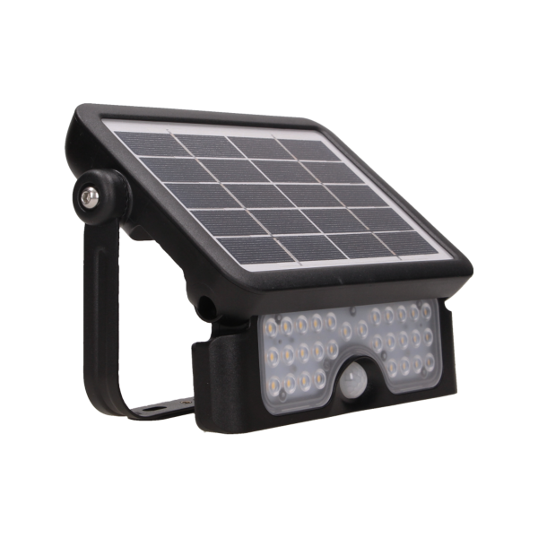LED solar floodlight LUX with motion sensor