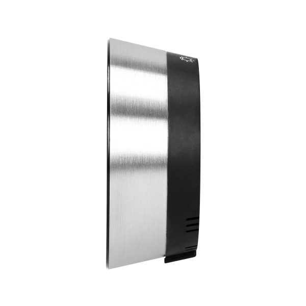 Bezprzewodowa stacja pogodowa z pomiarem temperatury zewnętrznej i wewnętrznej, czarna