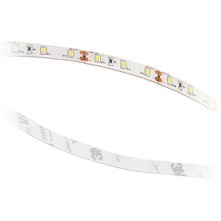 LED strip 12V DC, 2835SMD, 60LED/m, 4.8W/m, IP65, 3500K, 5m roll