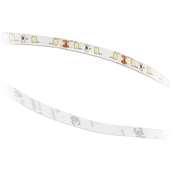 LED strip 12V DC, 2835SMD, 60LED/m, 4.8W/m, IP65, 6000K, 5m roll